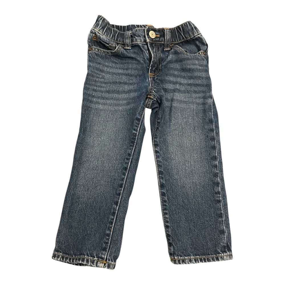 babyGap‎ '90s Original Straight Demin Jeans Elastic Waist Comfortable Fit Size3T